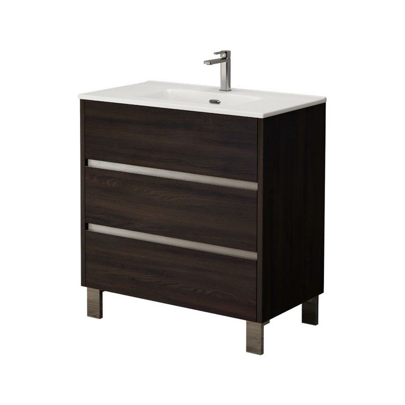Harvey 80cm 3 Drawer Floor Standing Unit Weng