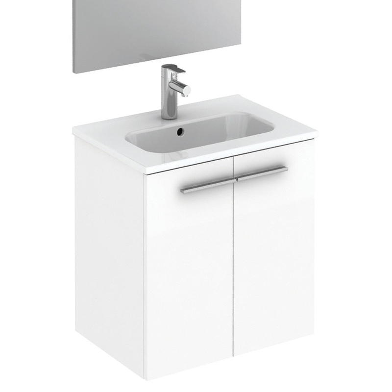 Paris 50cm Gloss White Wall Hung 2 Door
