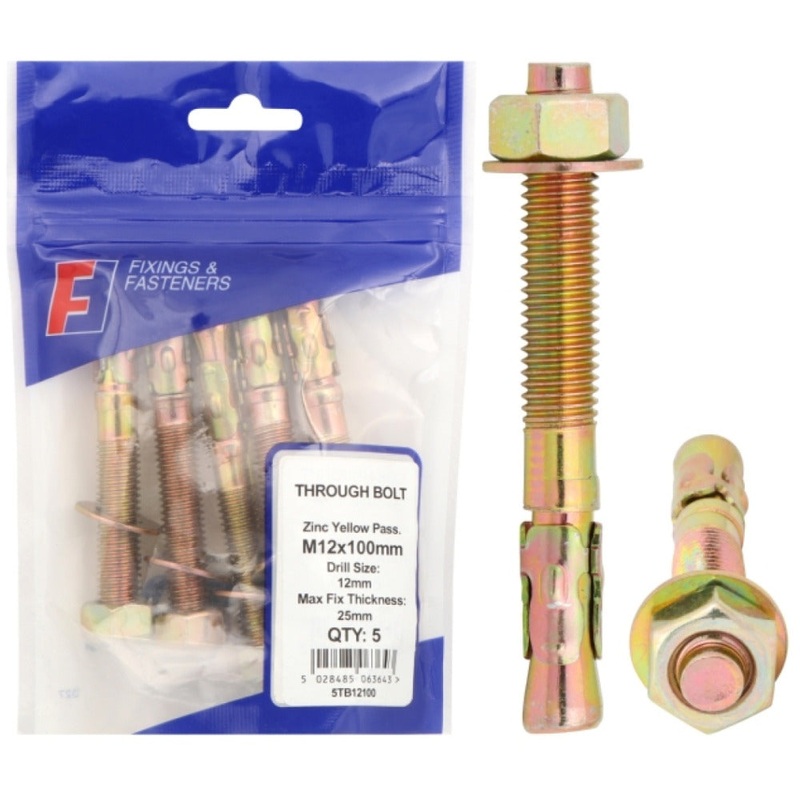 THROUGH BOLT M8X95 BAG 10