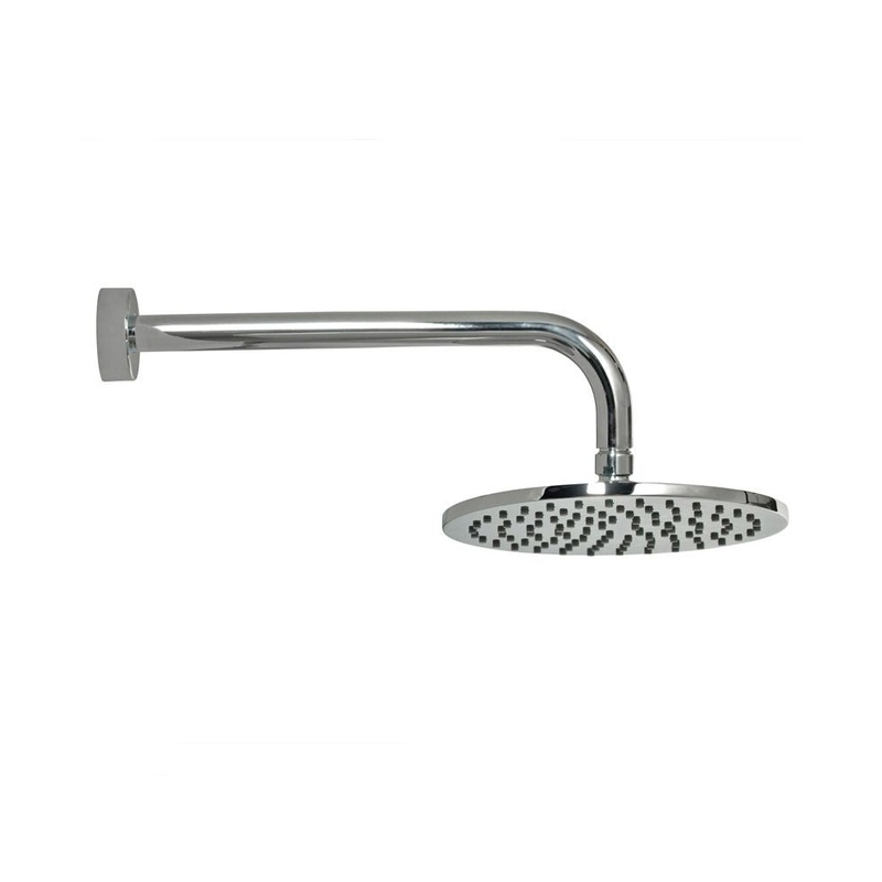 Arva Round 250 shower head &300 wall sho
