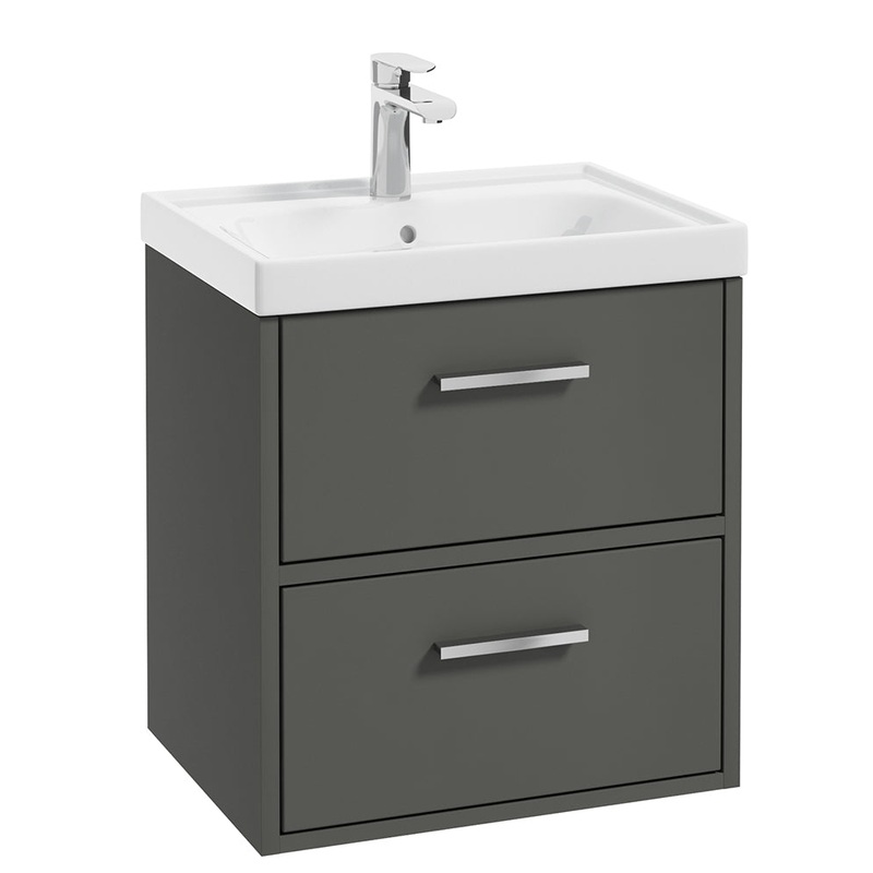 Finland Dolphin Grey Matt 50cm Wall Hung