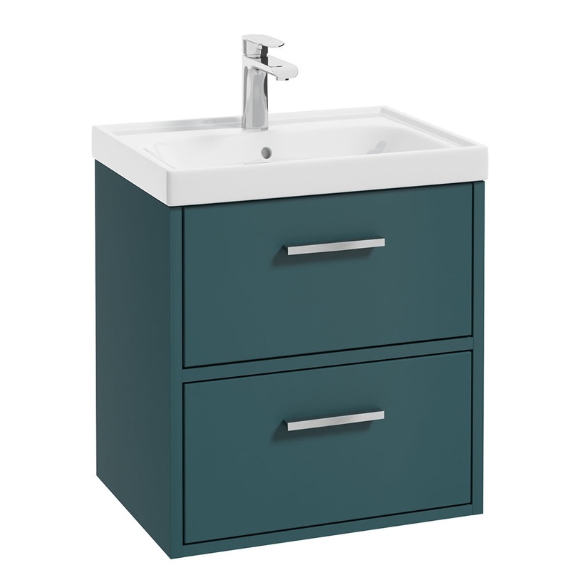 Finland Ocean Blue Matt 50cm Wall Hung V