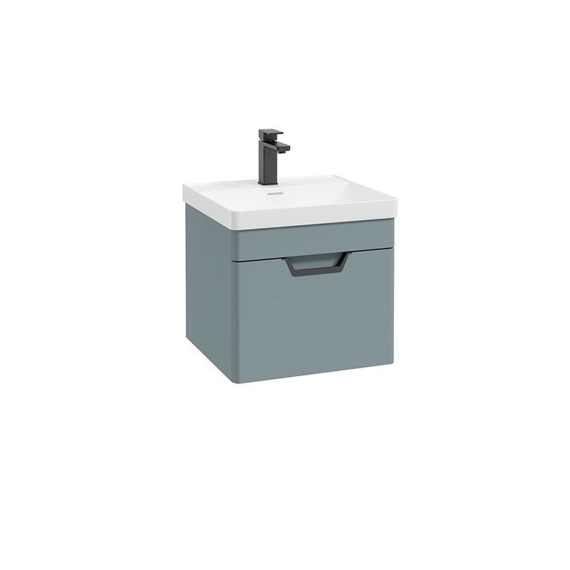 Freya 50cm 1 Drawer Wall Hung Vanity Uni