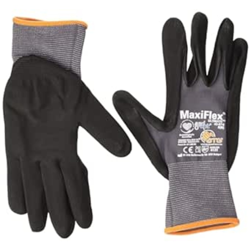 MAXIFLEX PALM BLACK GLOVE 10 X 12 PAIRS