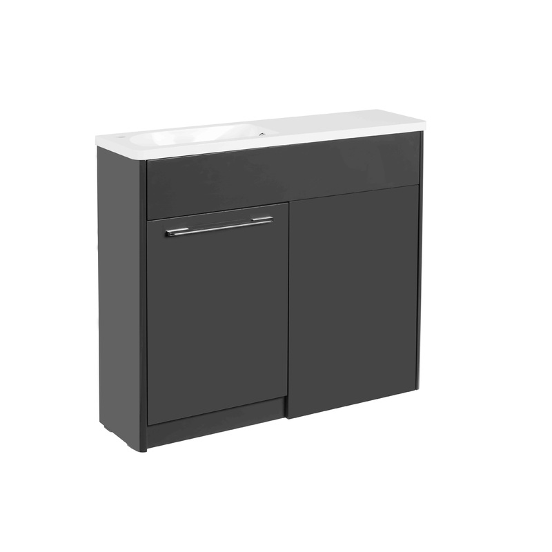 1000mm Contour Left Handed Vanity and Toilet