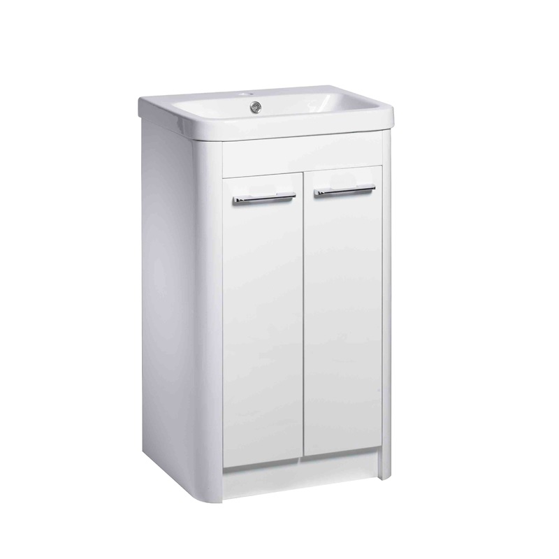 Contour 500mm Full Depth Basin Unit – White