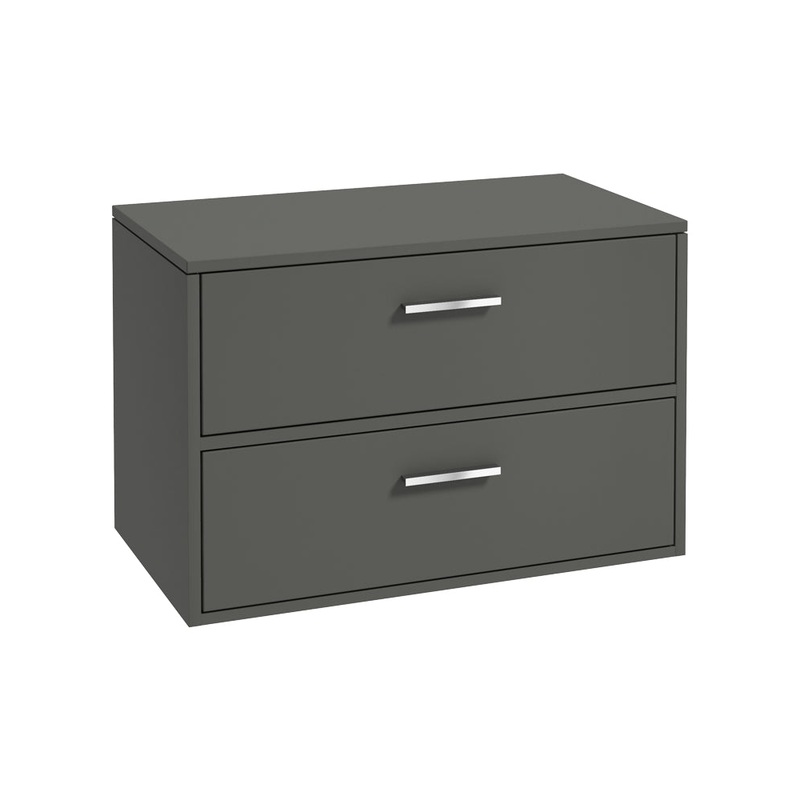 Finland 80cm Unit with Countertop Chrome