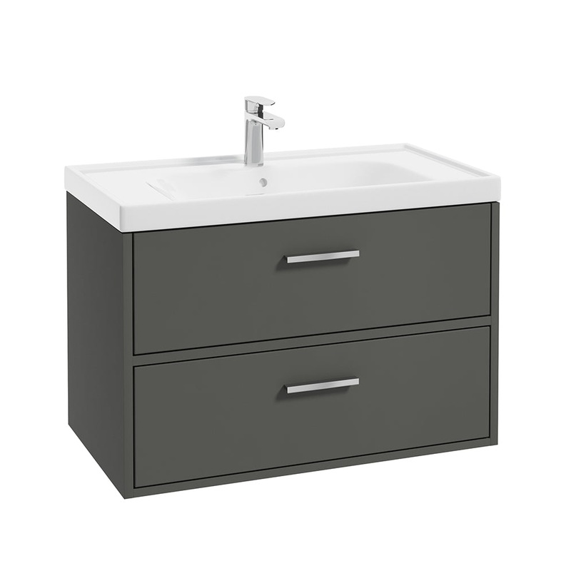 Finland Dolphin Grey Matt 80cm Wall Hung