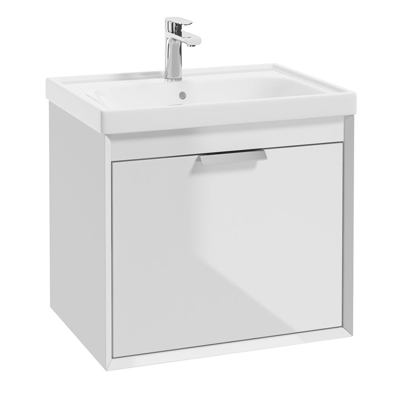Fjord Gloss White  60cm Wall Hung Vanity