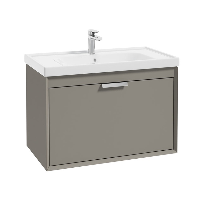 Fjord Midnight Grey Matt  80cm Wall Hung