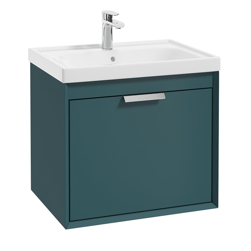 Fjord Ocean Blue Matt  60cm Wall Hung Va