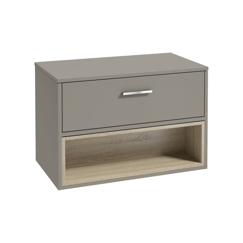 Malmo 80cm Countertop Basin Khaki Matt –