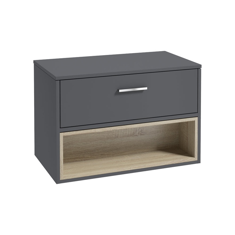 Malmo 80cm Countertop Basin Midnight Gre