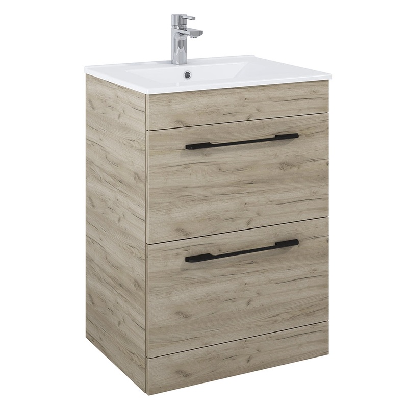 Otto Plus 60cm Craft Oak Floor Standing