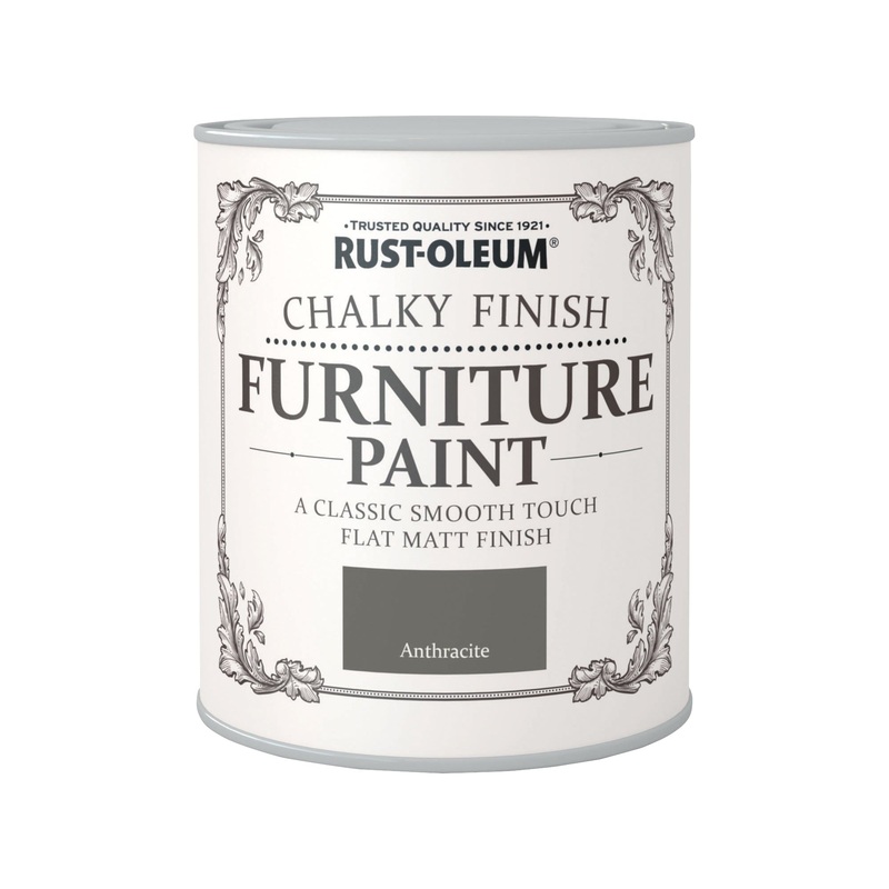 RUSTOLEUM CHALKY PAINT 750ML ANTHRACITE