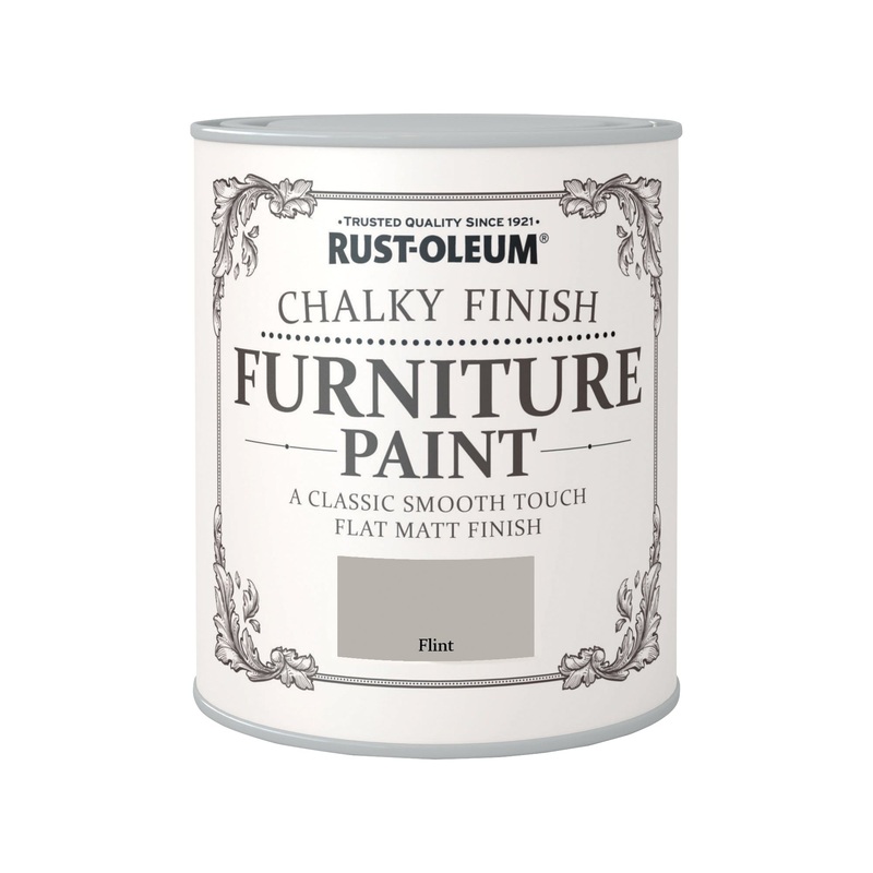 RUSTOLEUM CHALKY PAINT FLINT 750ML