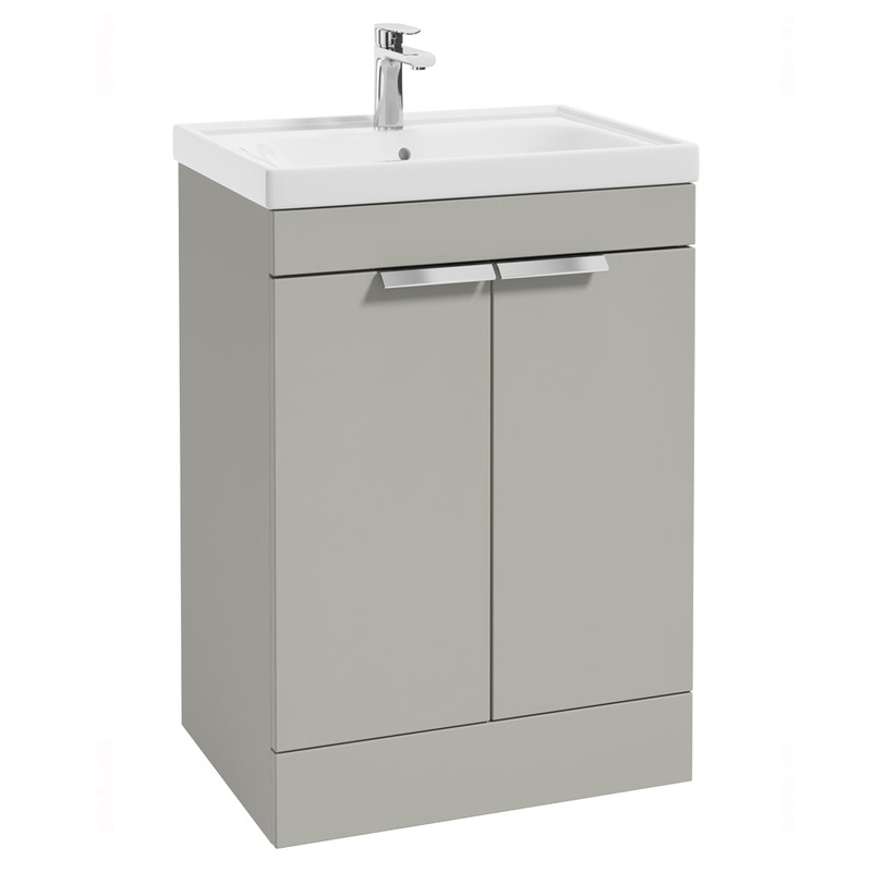 Stockholm Arctic Grey Matt 60cm 2 Door F
