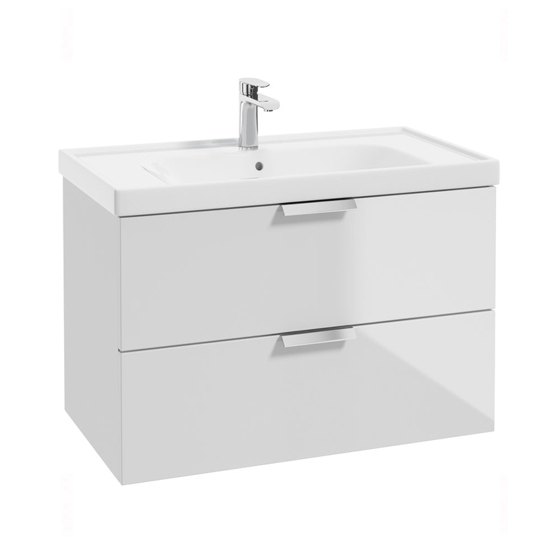Stockholm Gloss White 80cm Wall Hung Van