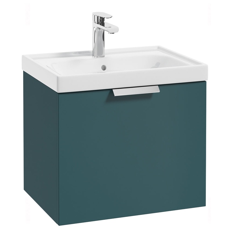 Stockholm Ocean Blue Matt 50cm Wall Hung