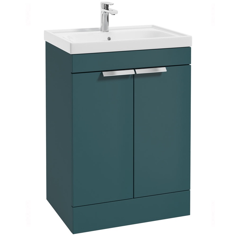 Stockholm Ocean Blue Matt 60cm 2 Door Fl