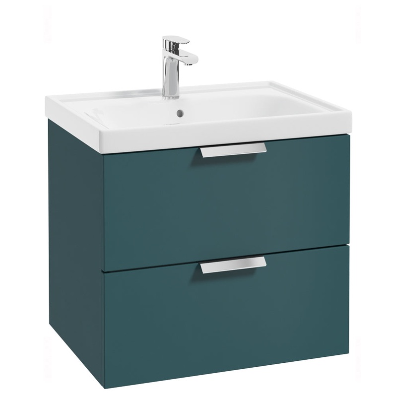Stockholm Ocean Blue Matt 60cm Wall Hung