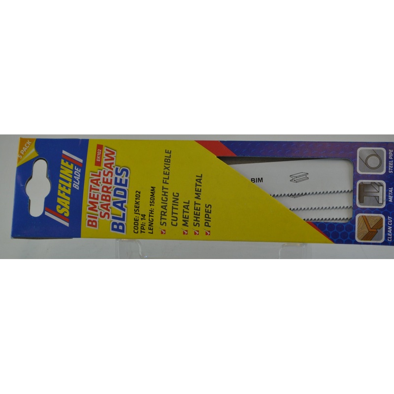 6 SABRESAW BLADES METAL