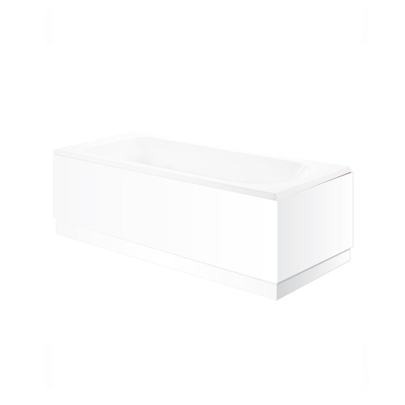Belmont 700mm White Wooded End Panel