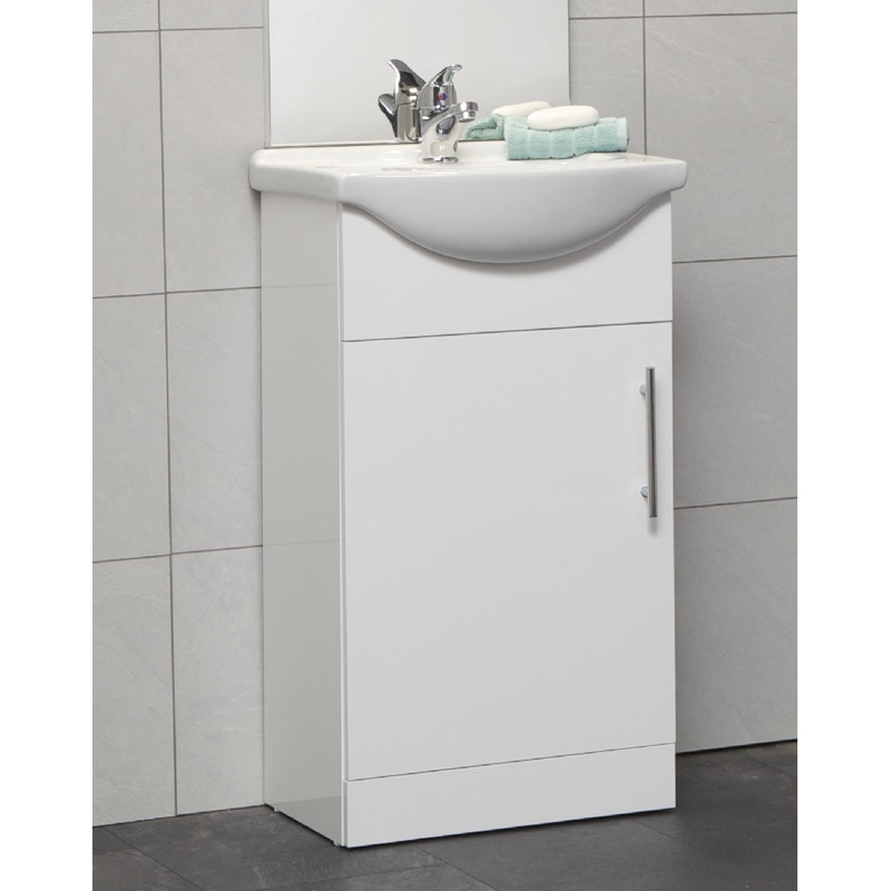 Belmont Gloss White 45cm Vanity Unit