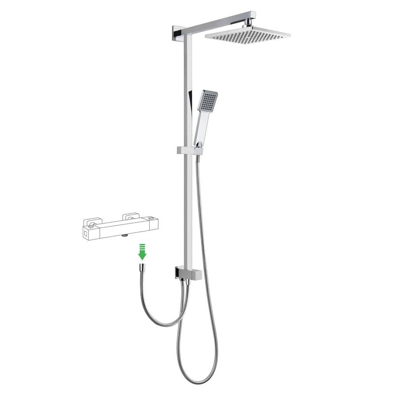 Gemma Rigid Riser Shower Kit