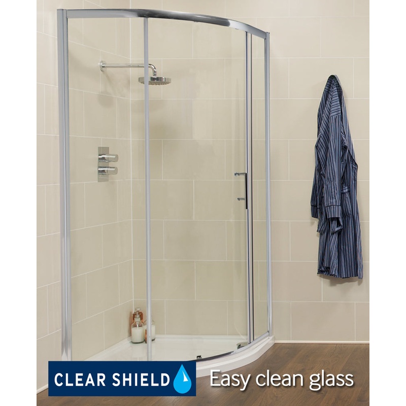 K2 900mm single door quadrant door