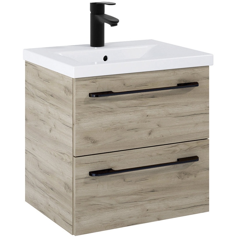 Otto Plus Craft Oak 50cm 2 Drawer Wall H