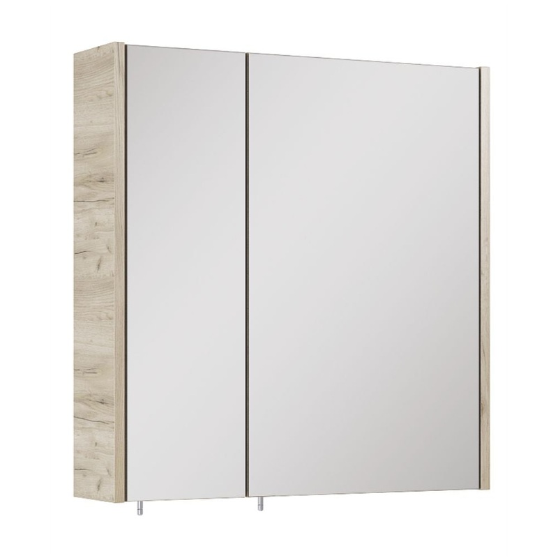 Otto Plus Craft Oak 60cm Mirror Cabinet