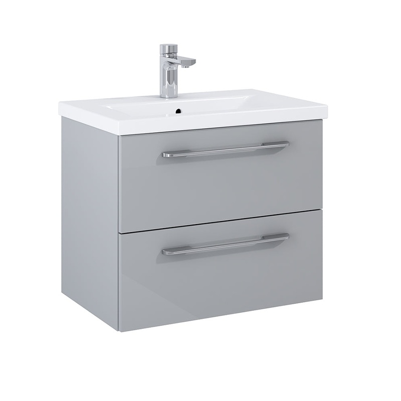 Otto Plus Gloss Light Grey 50cm 2 Drawer