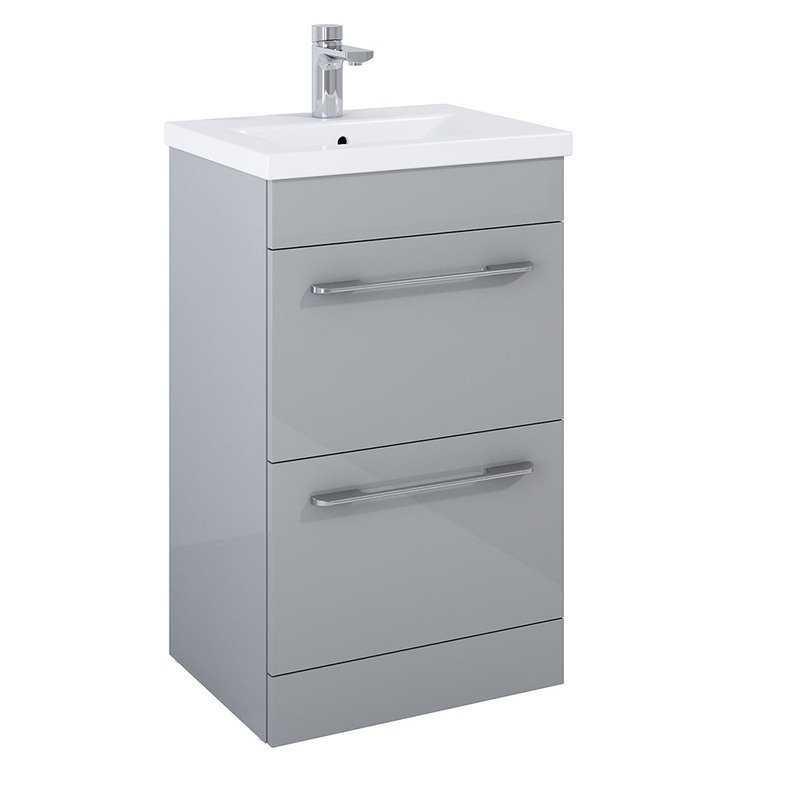 Otto Plus Gloss Light Grey 50cm Floor St