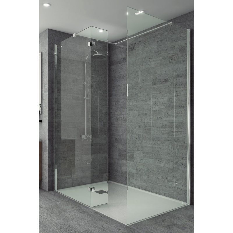Studio wetroom fixed return panel