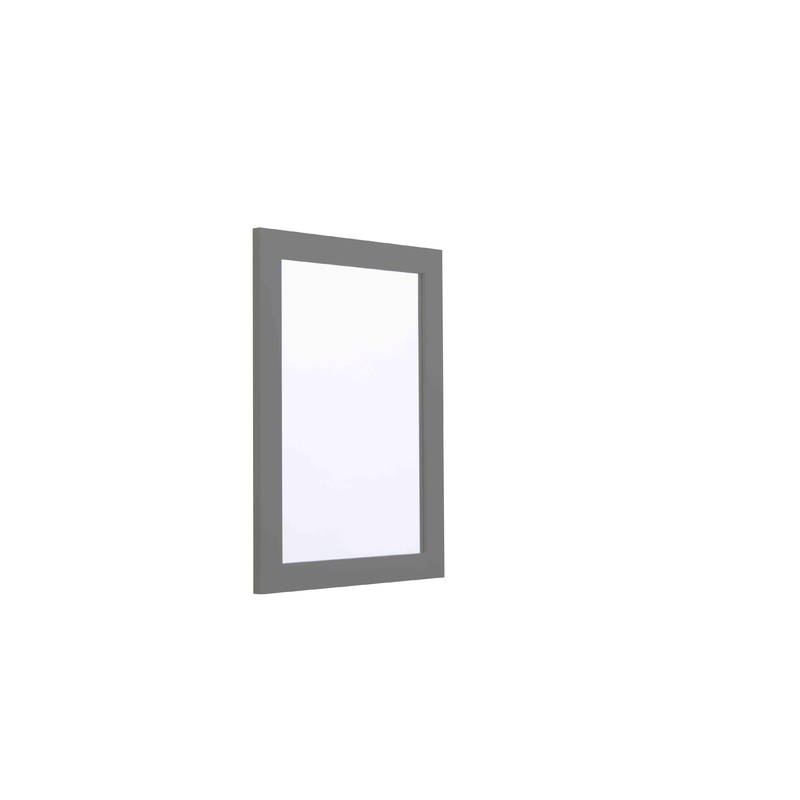 460x650mm Halcyon Mirror – Stone Grey