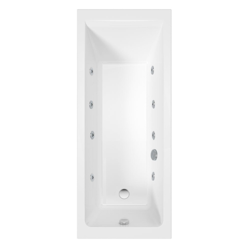 Cubo 1700×700 Single Ended 8 Jet Bath