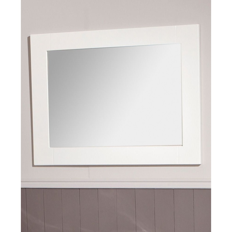 Kingston chalk white 80 mirror