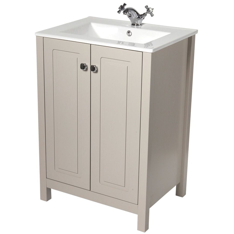 Kingston stone 60 vanity unit & slim bas