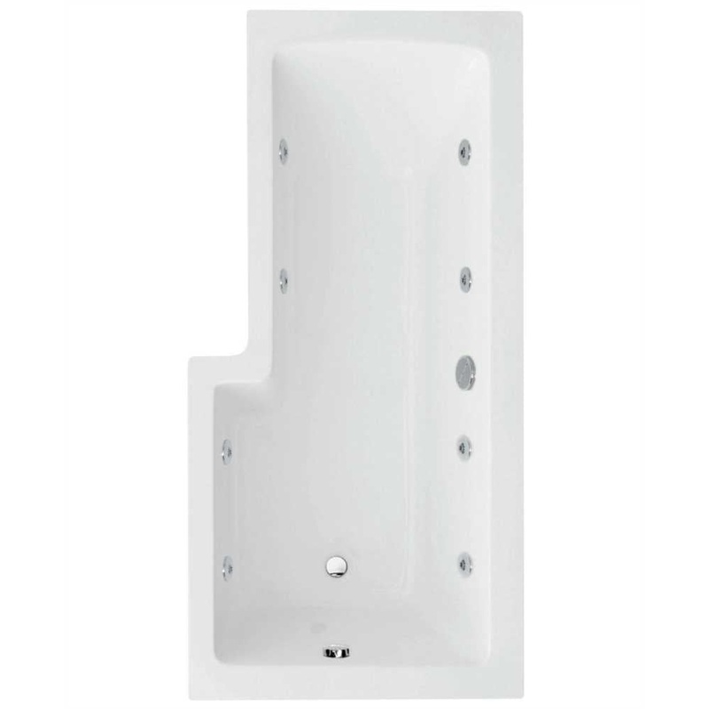 L Shape 1700x850mm RH Single Ended 8 Jet