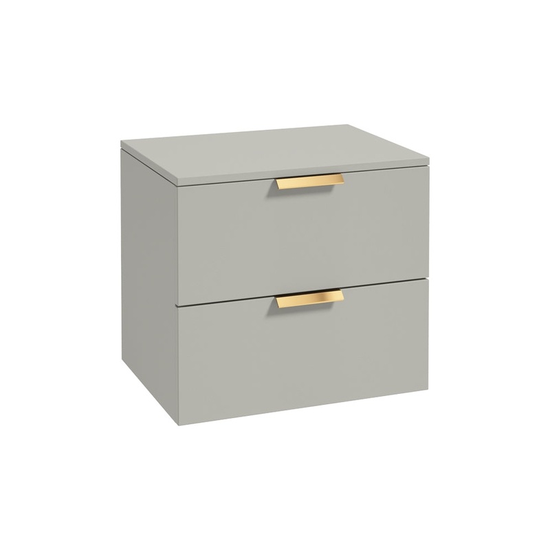 Stockholm 60cm Unit with Countertop Gold
