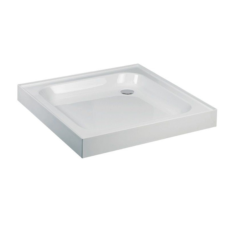 Ultracast 800mm Square Upstand Shower Tr