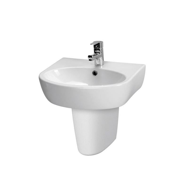 Parva 55cm Basin & Semi Pedestal