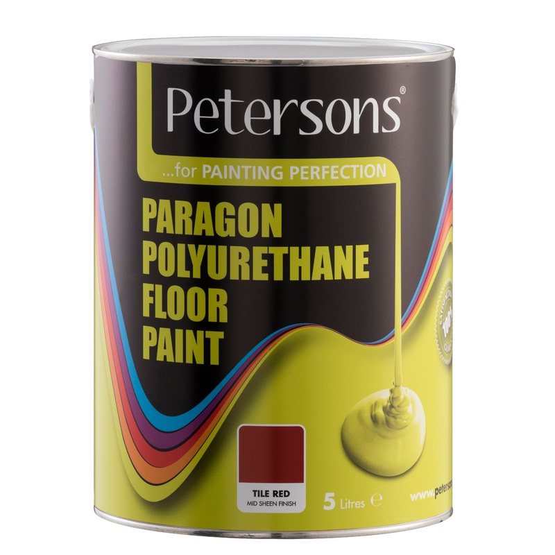 PETERSONS FLOOR PAINT TILE RED 5LTR