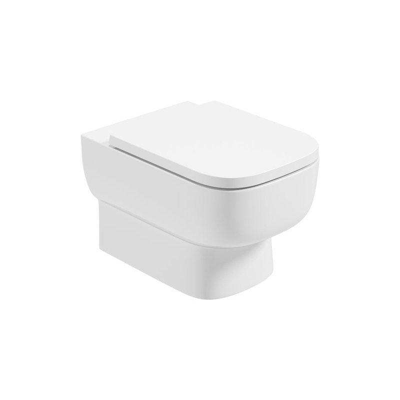 Rubix Rimless Wall Hung WC c/w Gamma Sea