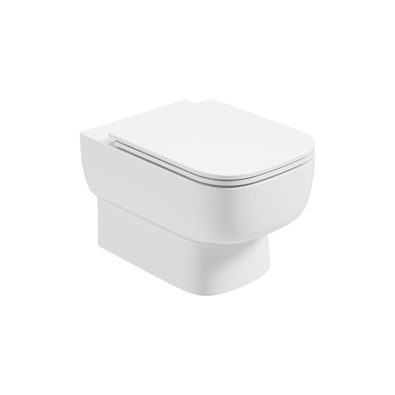 Rubix Rimless Wall Hung WC c/w Gamma Sli