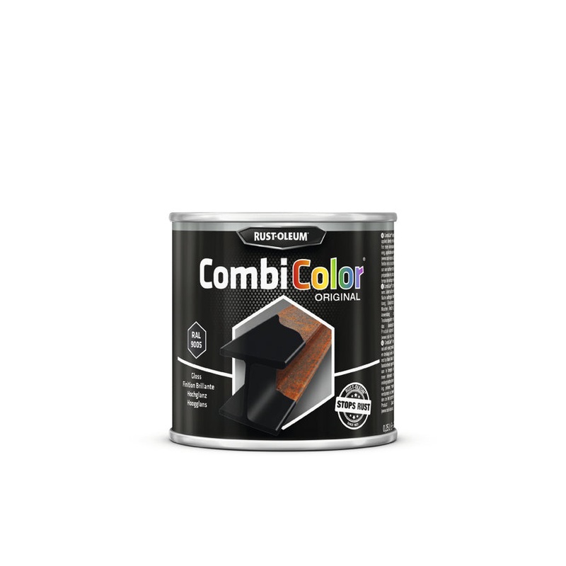 RUST-OLEUM COMBI BLACK SMOOTH 250ml