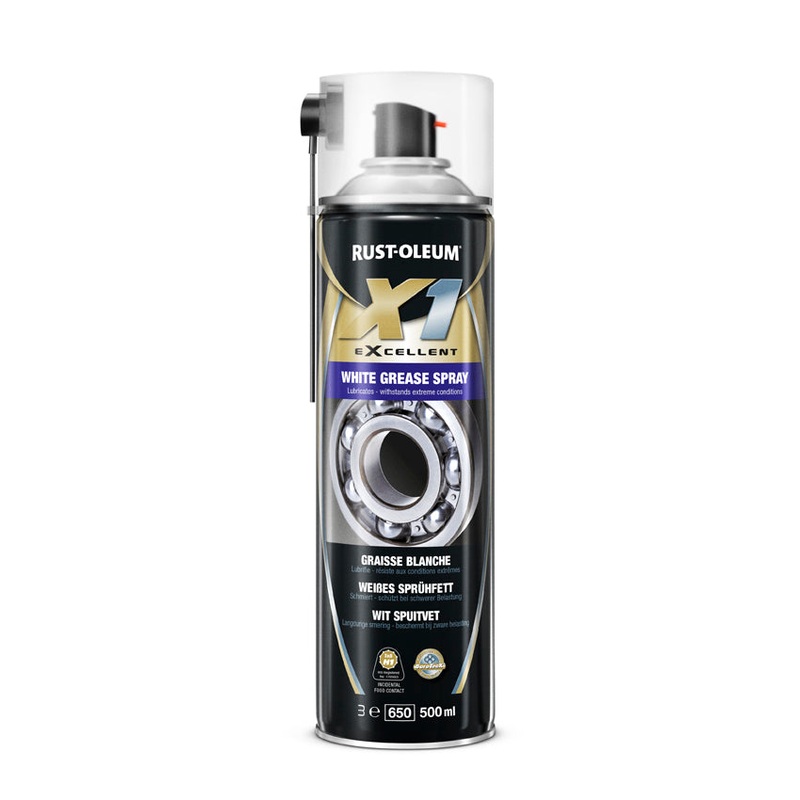 X1 WHITE GREASE SPRAY 500ml