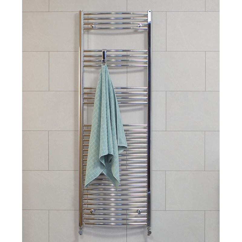 Curved Radiator 1800×500 Chrome