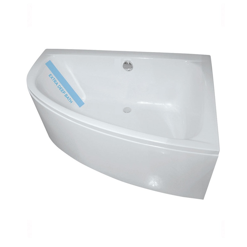 Maya 1500x1000mm RH Corner Bath